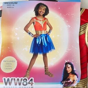 WW84 Wonder Woman Costume Child Med Sz 7-8